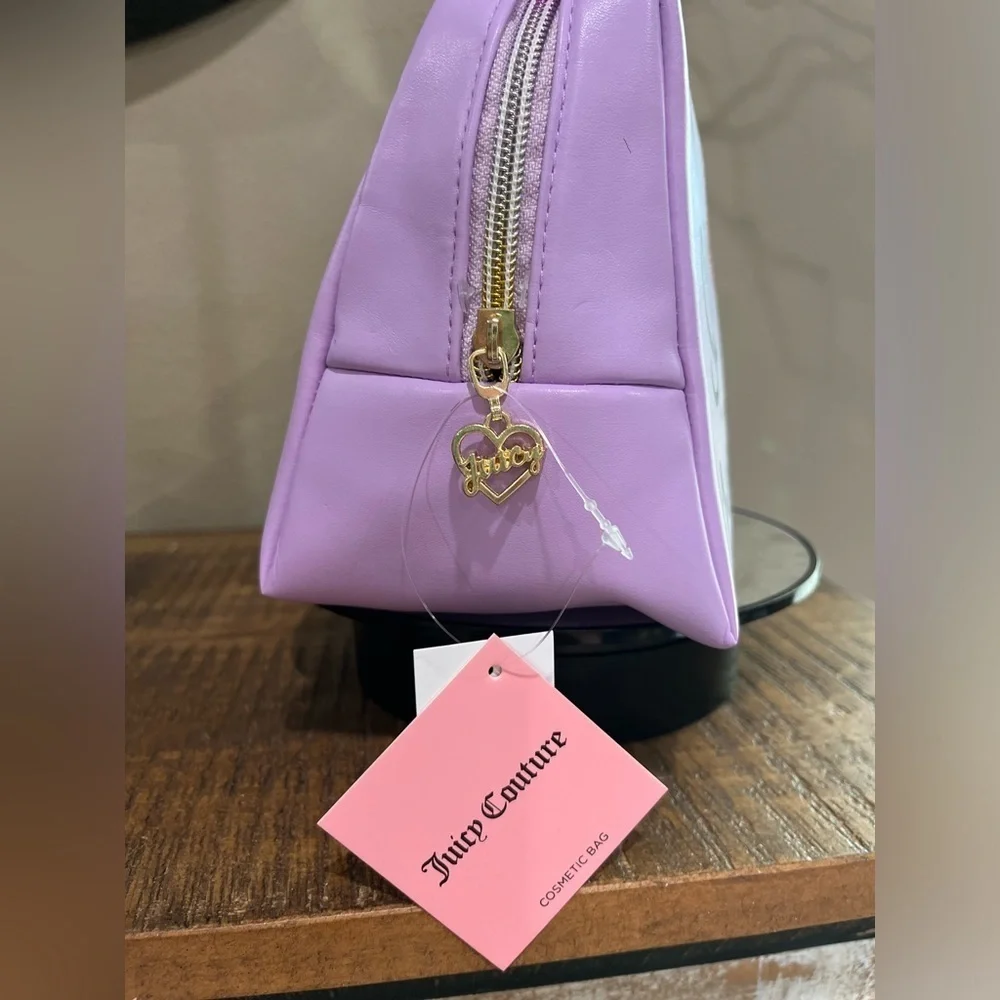 Juicy Couture Purple Cosmetic Bag, new!